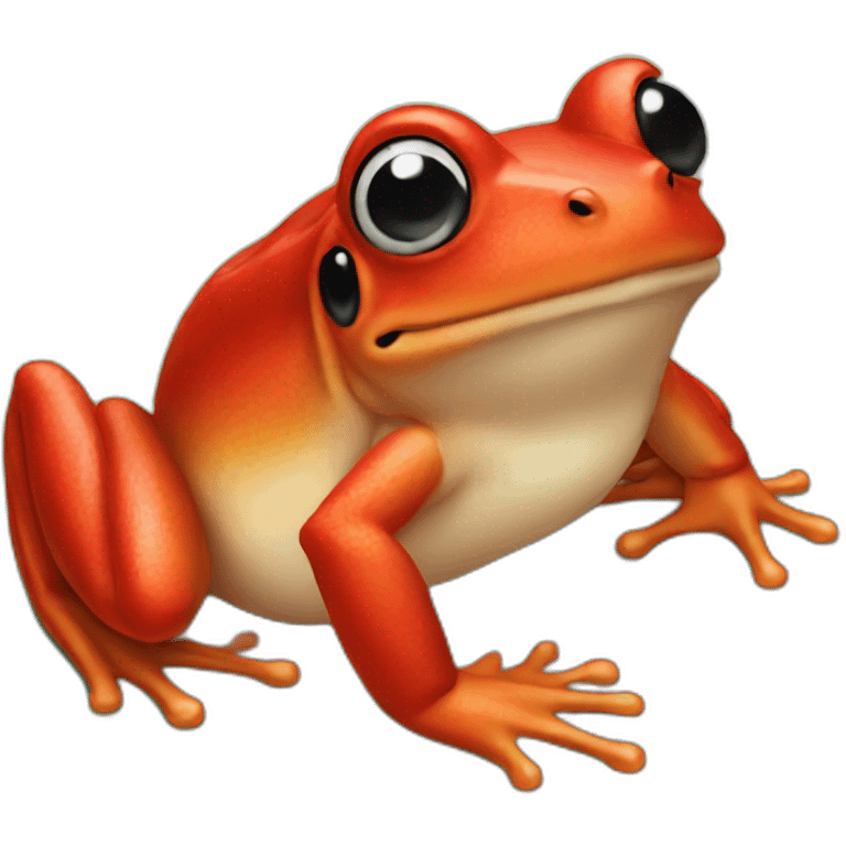 Red frog emoji