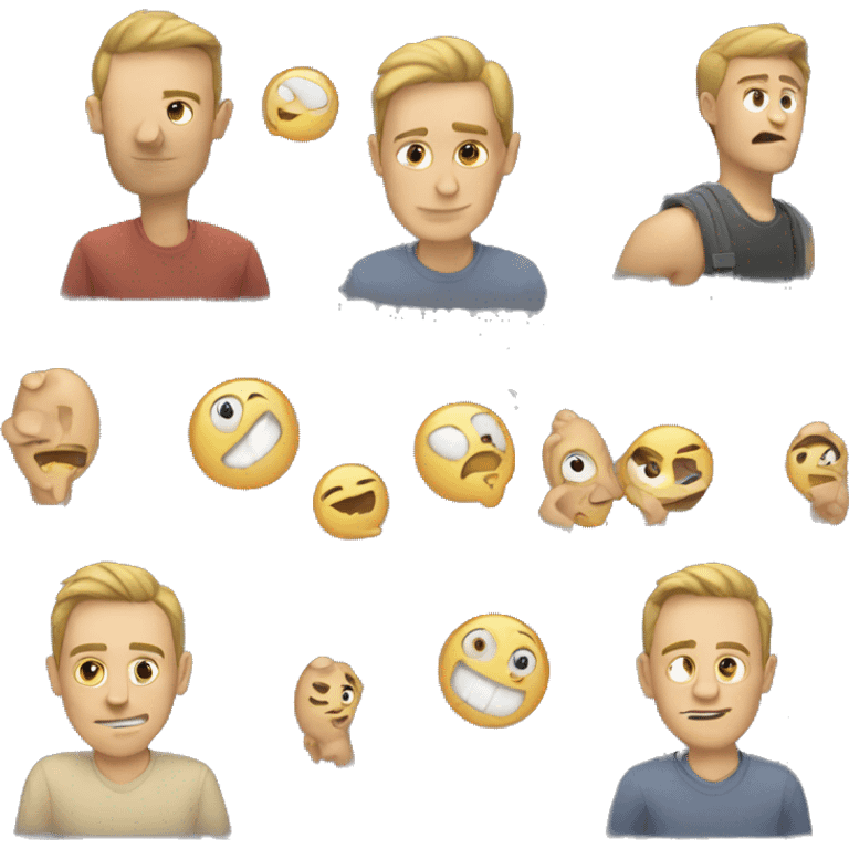 Лысый  emoji