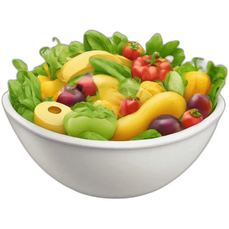 Healthy Food in a bowl emoji