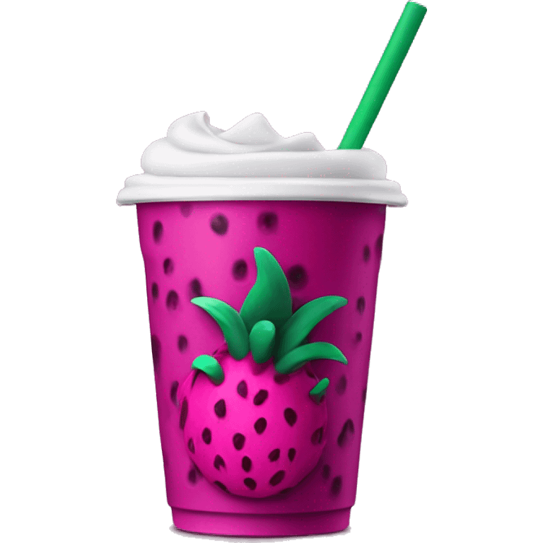 starbucks dragonfruit drink emoji