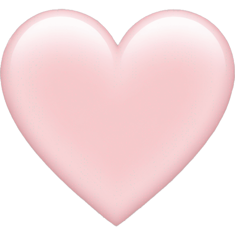 light pink heart emoji