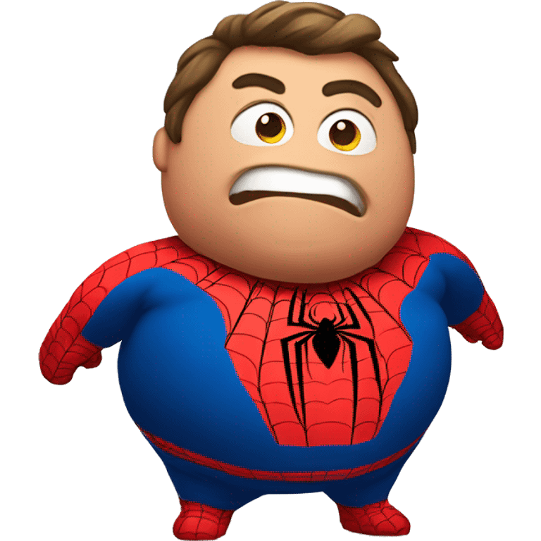 Fat spiderman emoji