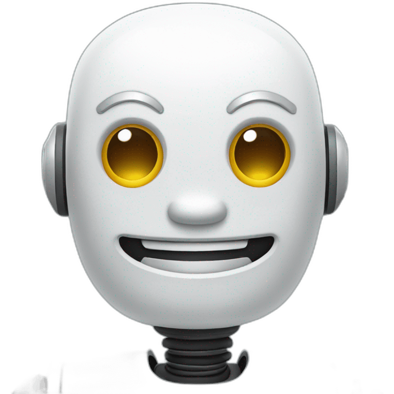 robot smiling emoji