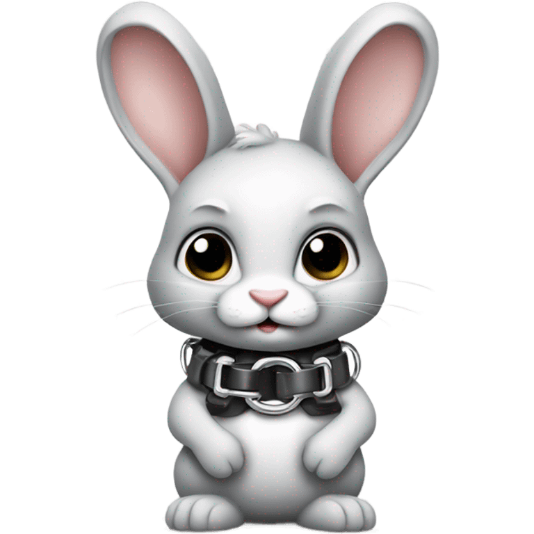 Rabbit with handcuffs emoji