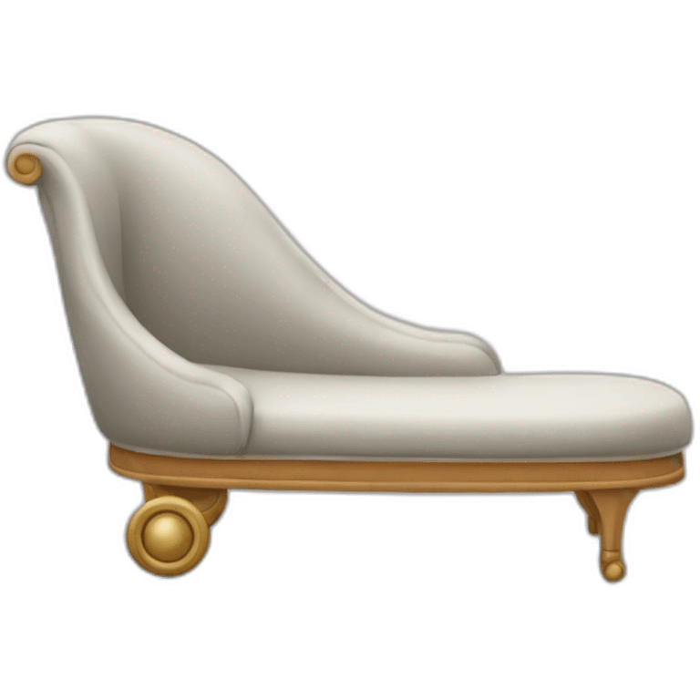 chaise sur roue qui tourne dans le vide emoji