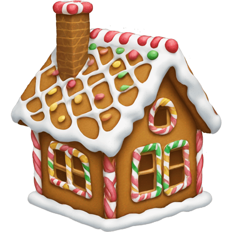 gingerbread house emoji