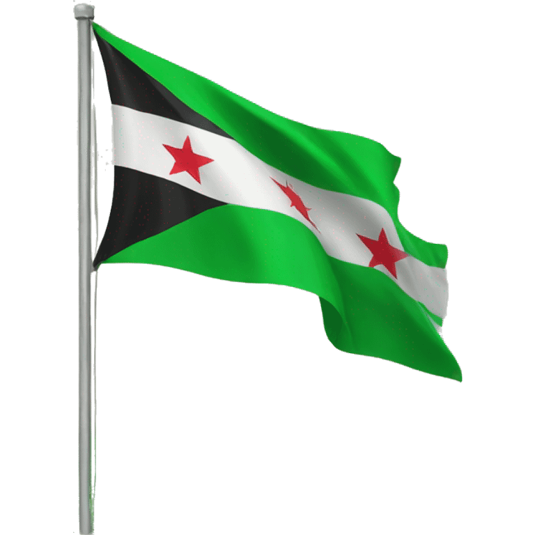 syria green flag emoji