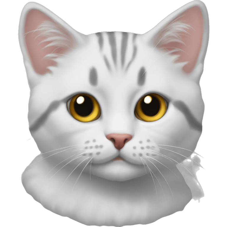 Рыжая большая кошка emoji