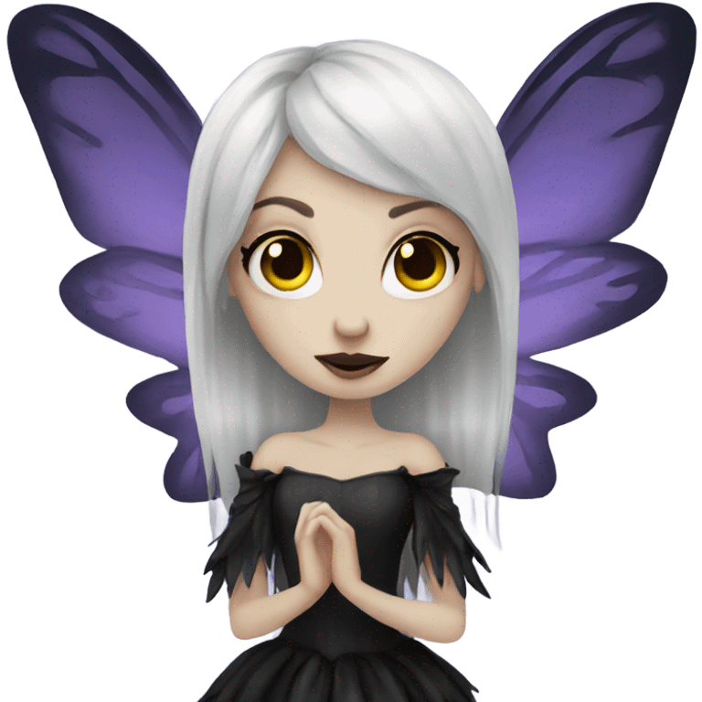 Gothic fairy emoji