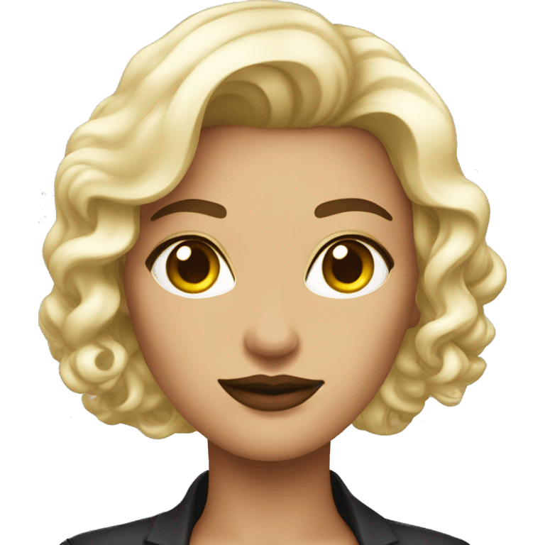 create a femme fatale emoji