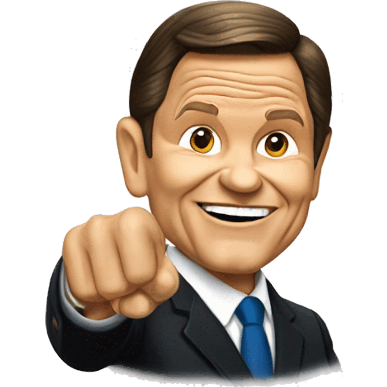 Kenneth Copeland pointing forward  emoji