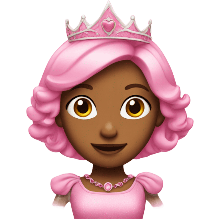 Pink princess emoji