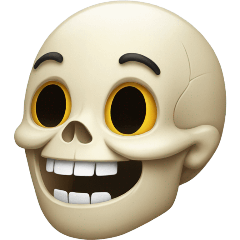 Skull laughing  emoji