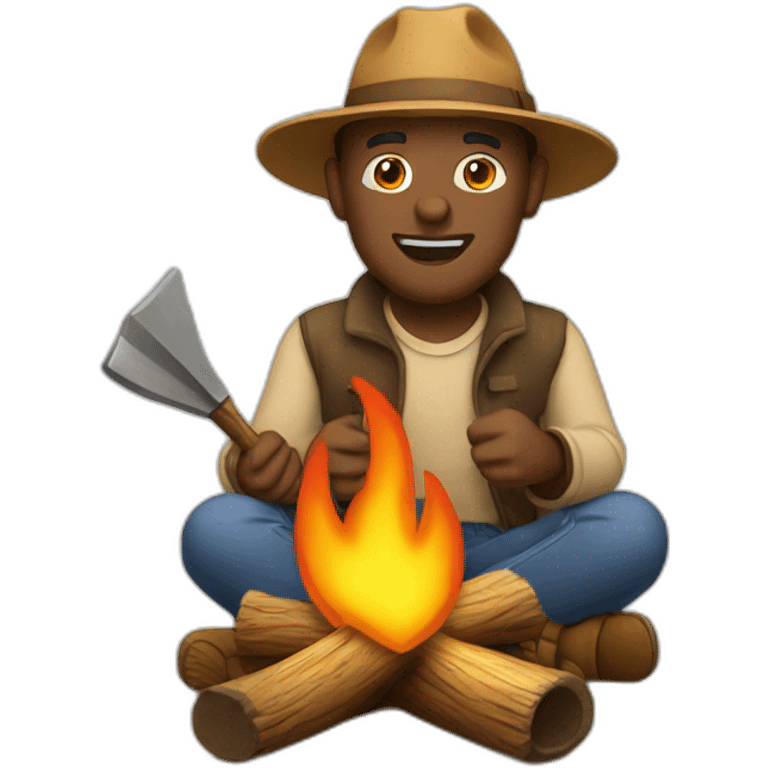 campfire man emoji