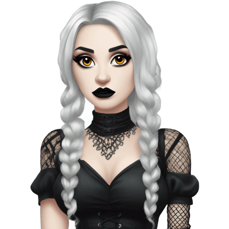 goth girl emoji