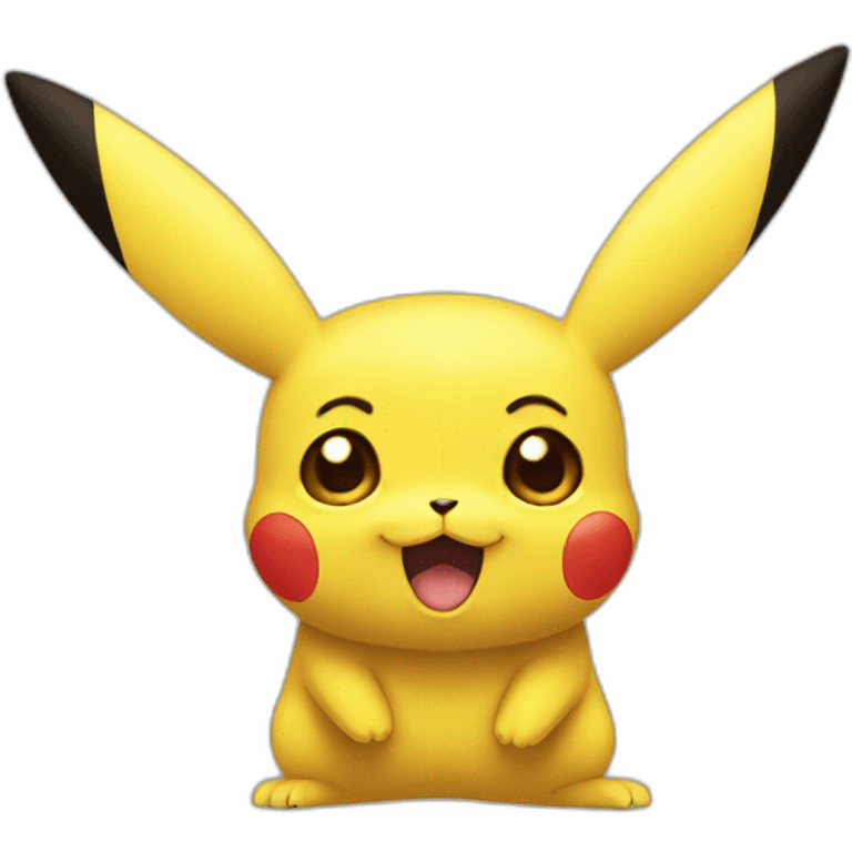 Pikachu huge ears emoji