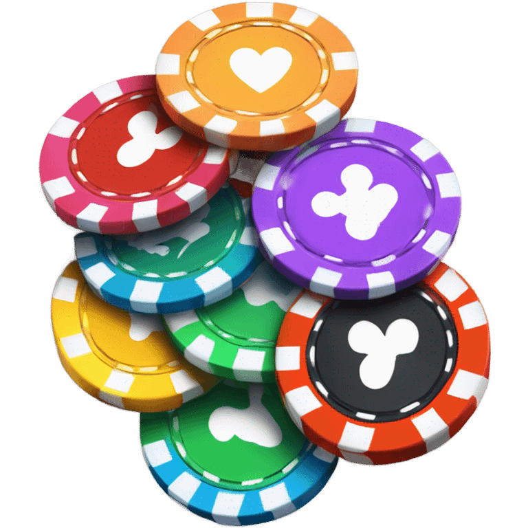 poker chips emoji