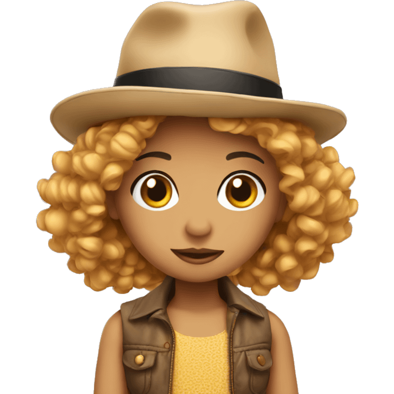 doll with a hat emoji