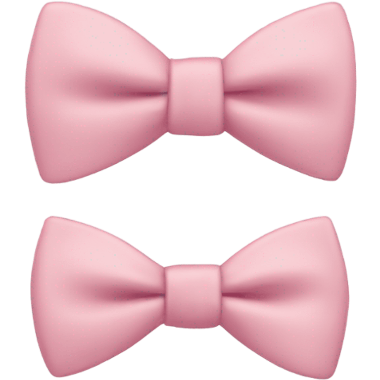 cute light pink bow tie  emoji