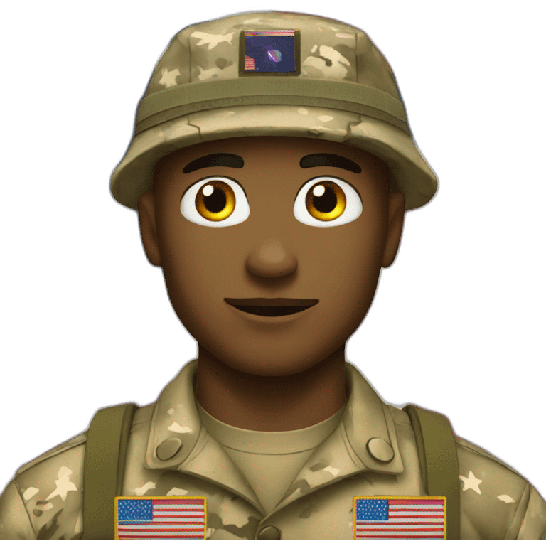 american soldier emoji