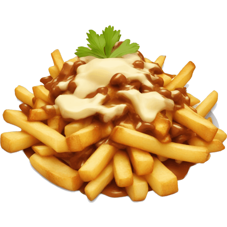 Poutine who eat a poutin emoji