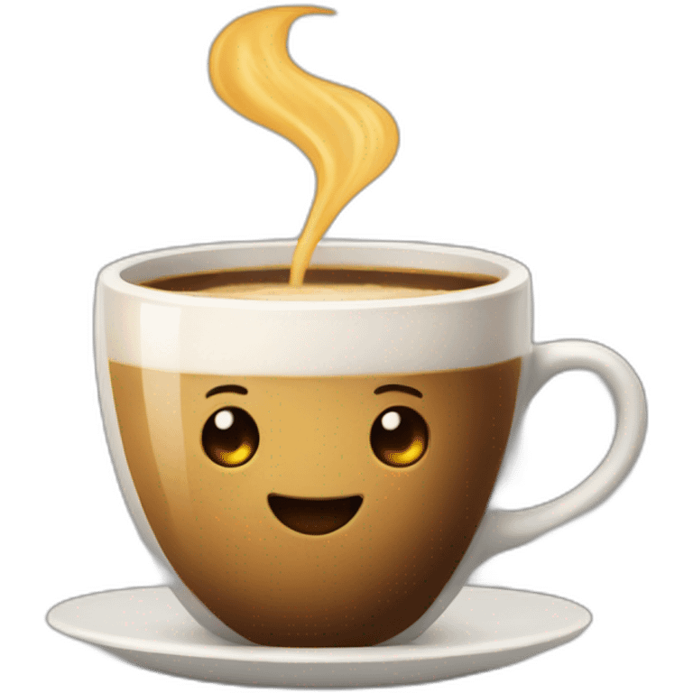 Coffee magic emoji