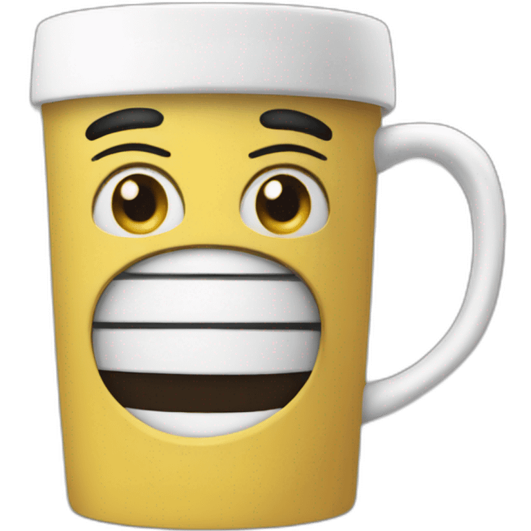 Mug I love ny emoji