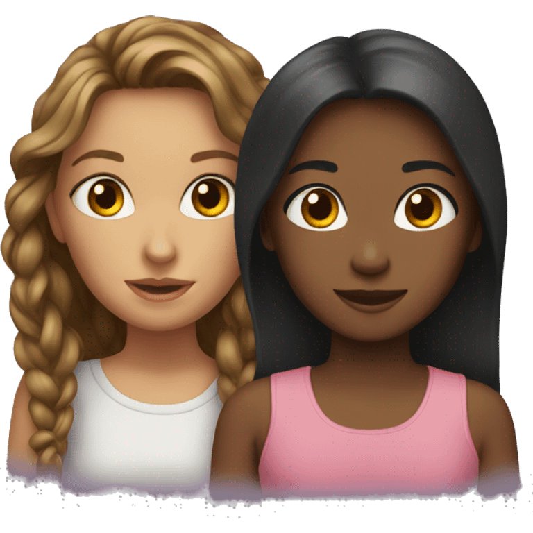 Girl and girl  emoji