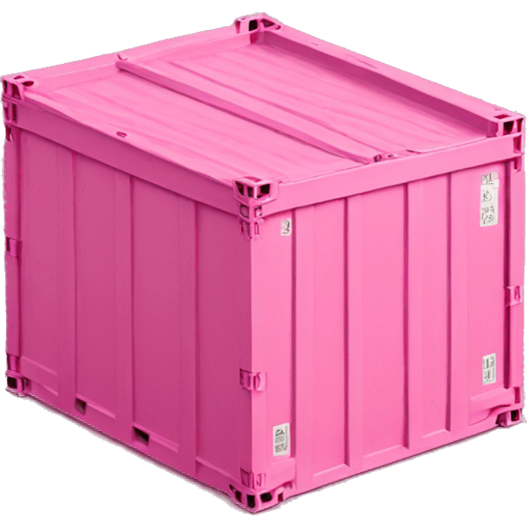 Pink container emoji