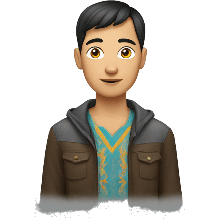 daughter kazakh man emoji