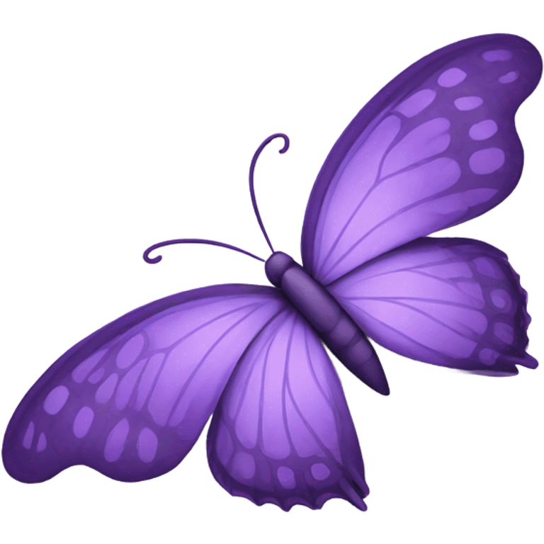 Purple butterfly emoji