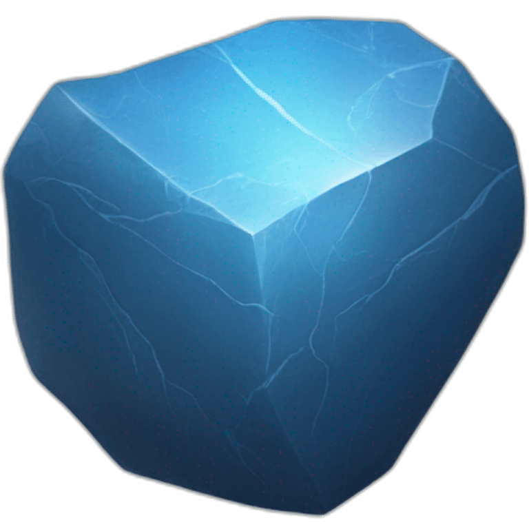 blue stone emoji