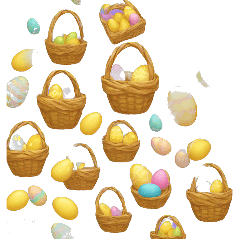 Easter basket emoji