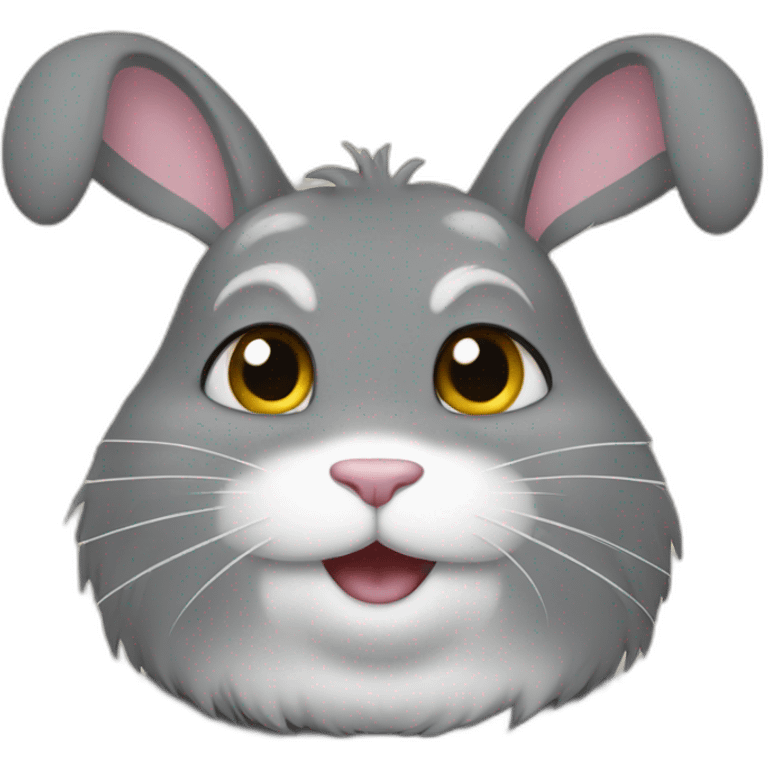 Chat et lapin emoji