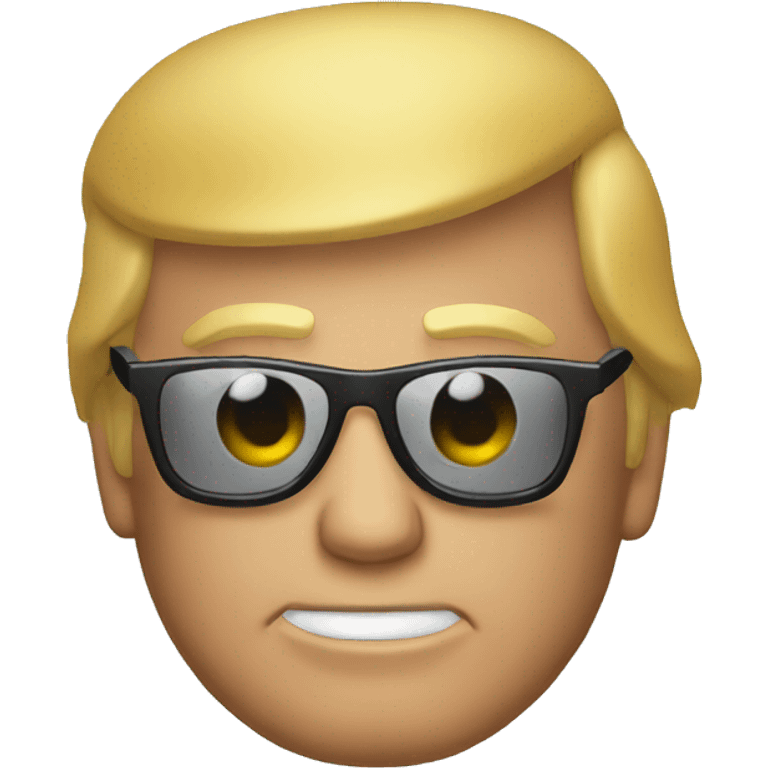 Donald Trump with sunglasses  emoji