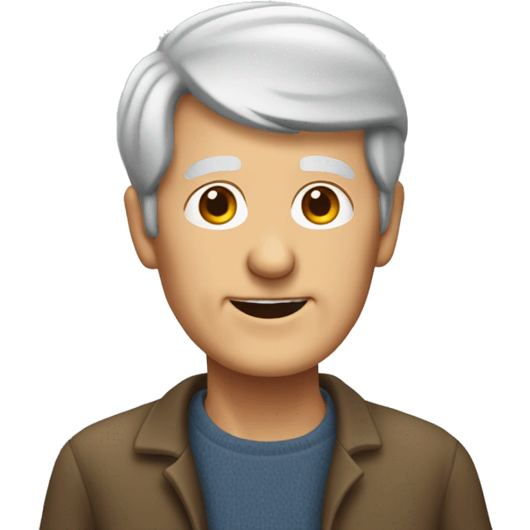 gray-haired pensioner emoji