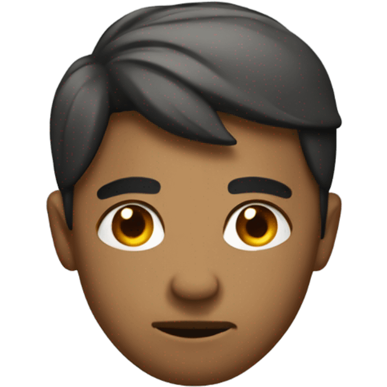 Emoji making an extreme side eye from side profile  emoji