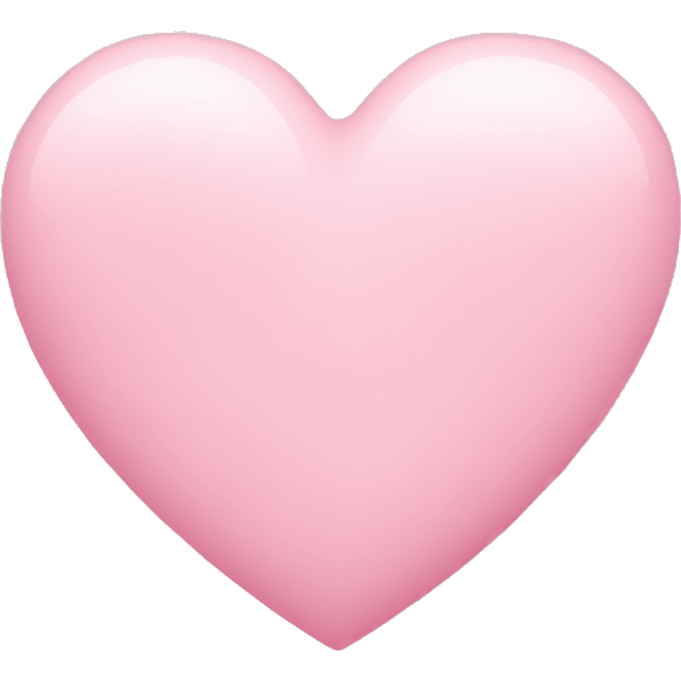 pink pastel heart emoji