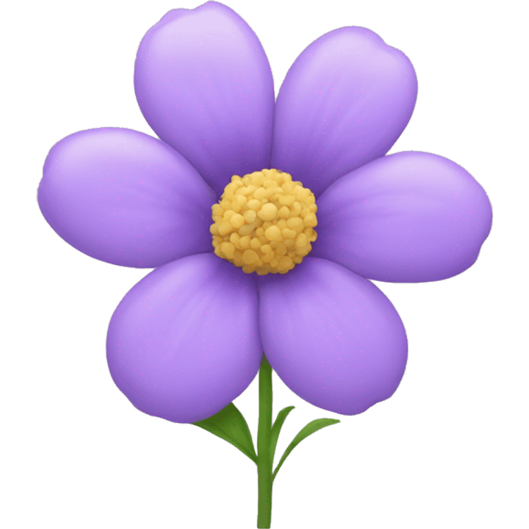 light purple flower emoji