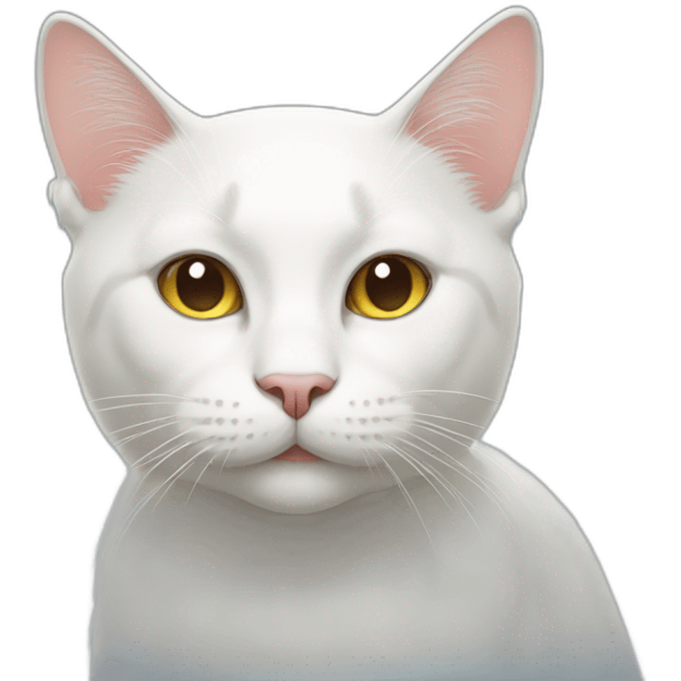 white cat emoji