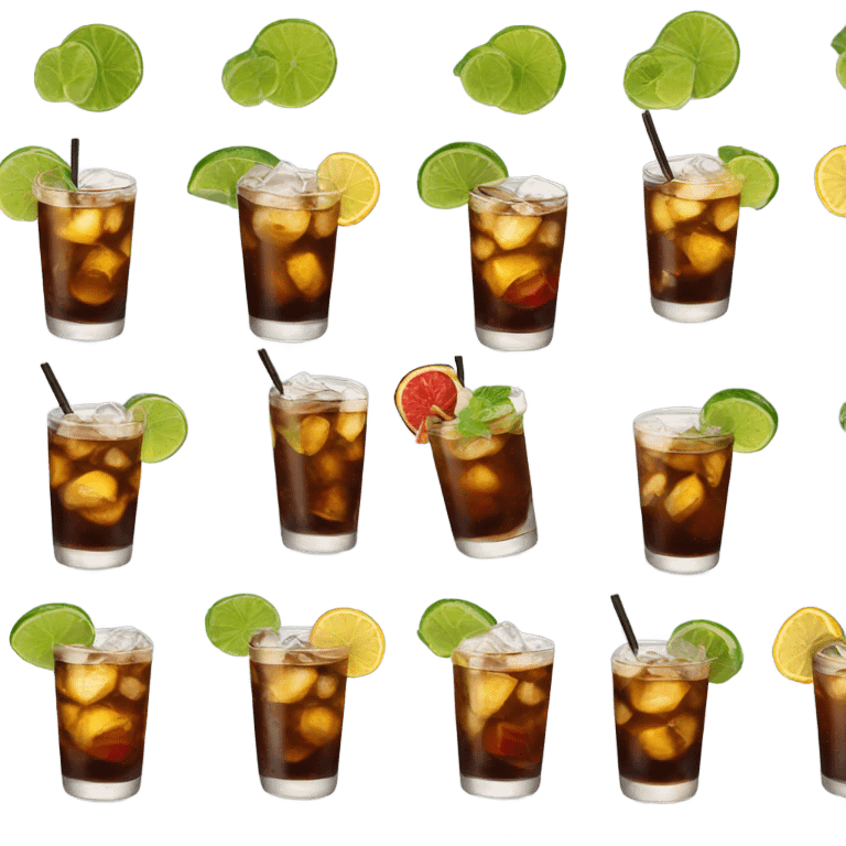 cuba libre cocktail emoji