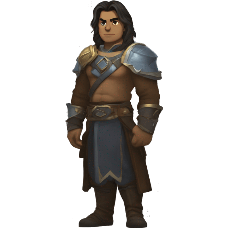 varian wrynn with bulk body emoji