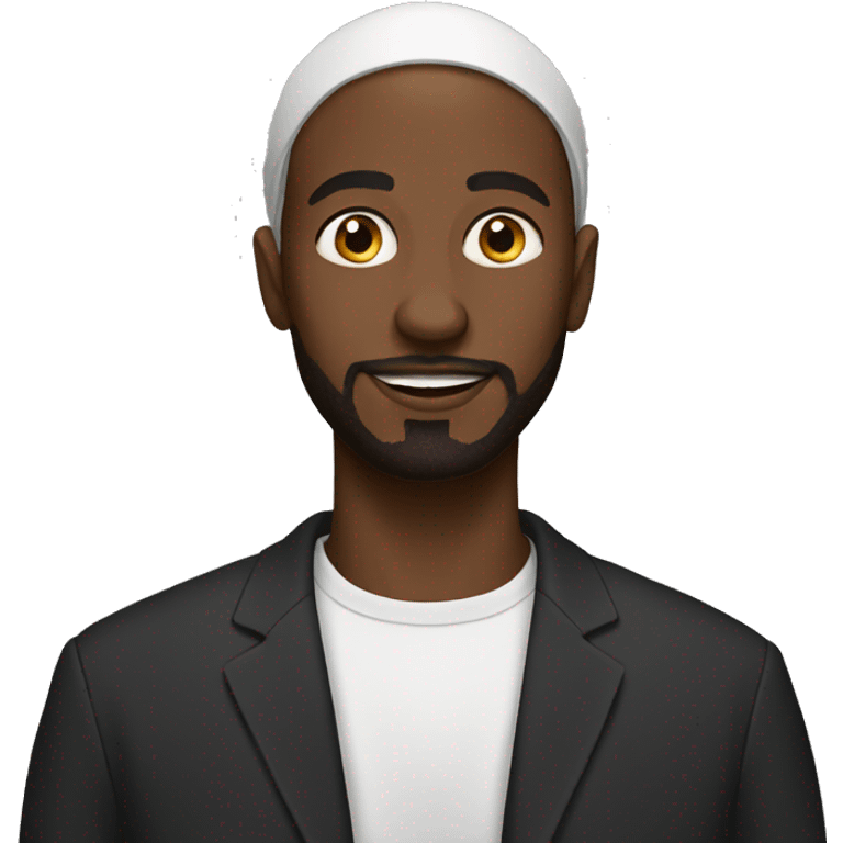 Black Muslim man emoji