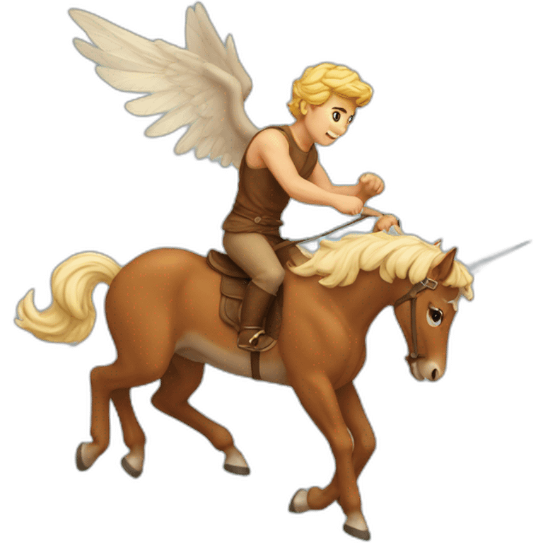 flying centaur emoji