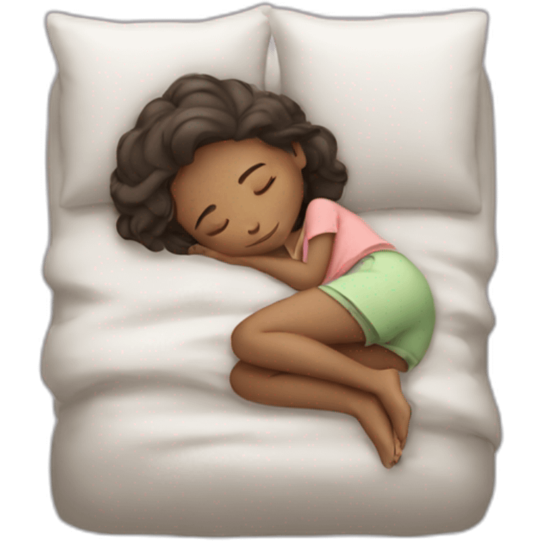 girl full body sleeping  emoji