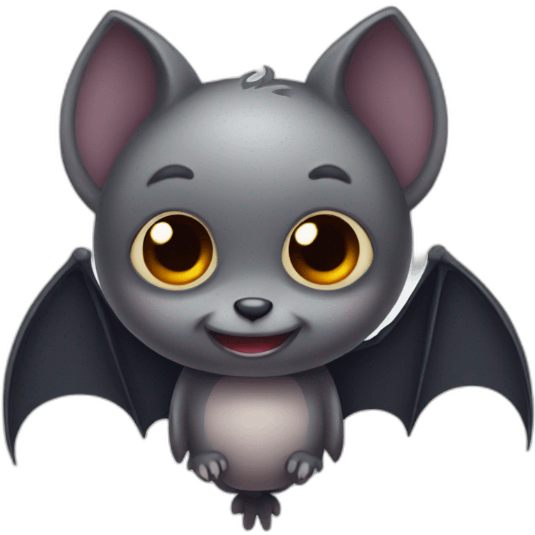 cute halloween bat emoji