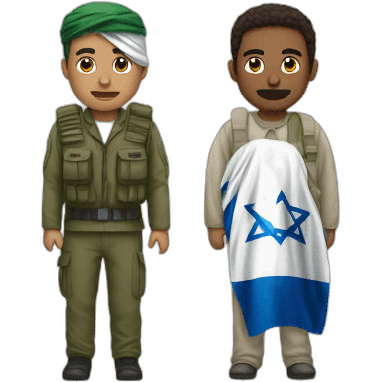 israel vs palestine emoji