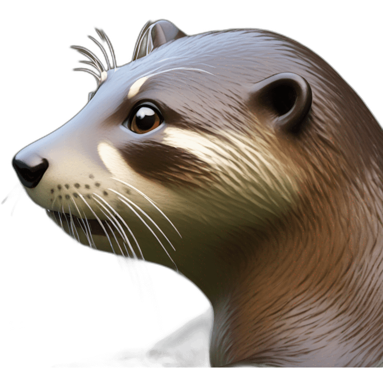 Caca sur une loutre emoji