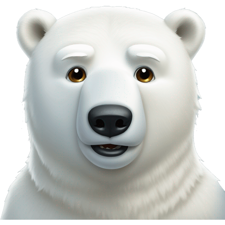 Polar bear emoji