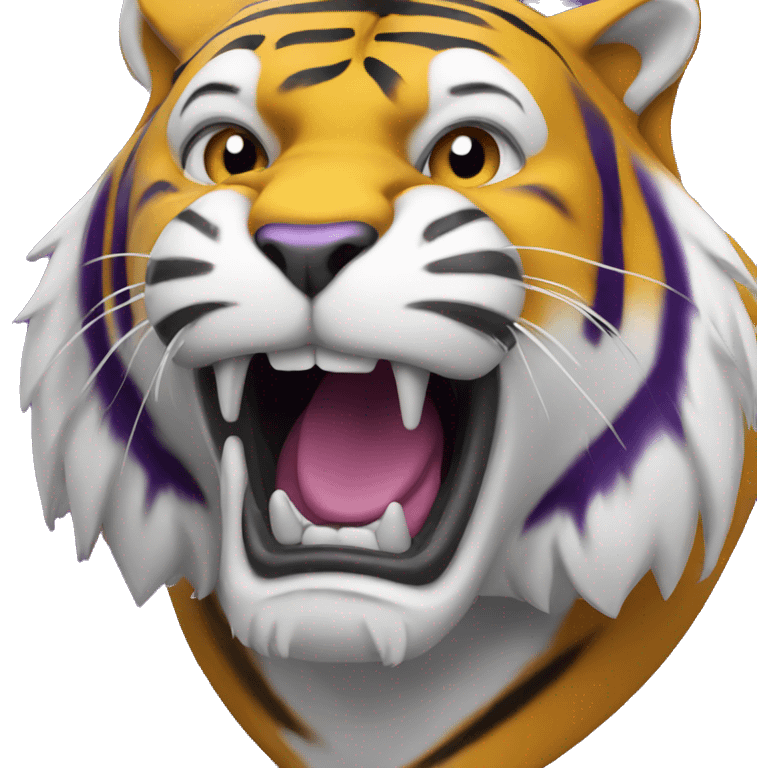 lsu tiger mascot emoji